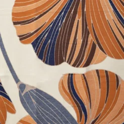 GERARD PASQUIER Echarpe imprimé paysage jaquard 90x180cm Femme MARRON New