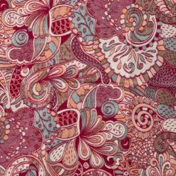 MANOUKIAN Echarpe imprimee jaquard 90x180cm Femme ROUGE Clearance