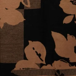 MANOUKIAN Echarpe imprimee jaquard 90x180cm Femme MARRON Hot