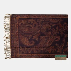 RODIER Echarpe imprimee menina 70x180 Femme BLEU FONCE Clearance