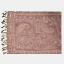 RODIER Echarpe imprimee menina 70x180 Femme ROSE CLAIR New