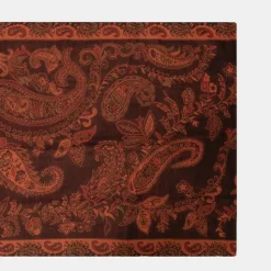 RODIER Echarpe imprimee menina 70x180 Femme ORANGE Clearance