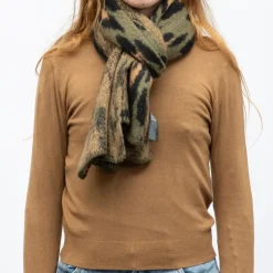 ONLY Echarpe maude imprimé animal Femme KAKI Best