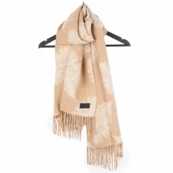 RODIER Echarpe motif plume 70x180 cm evorine Femme BEIGE Online