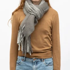 GERARD PASQUIER Echarpe noir blanc 50 x 190cm gp hh 252661 Femme GRIS Online