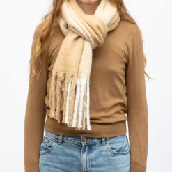 GERARD PASQUIER Echarpe noir blanc 50 x 190cm gp hh 252661 Femme BEIGE Best