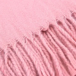 RODIER Echarpe ultra douce 70x190 à franges Femme ROSE CLAIR Online