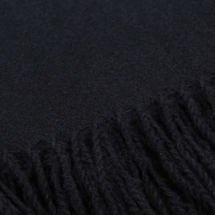 RODIER Echarpe ultra douce 70x190 à franges Femme NOIR Online