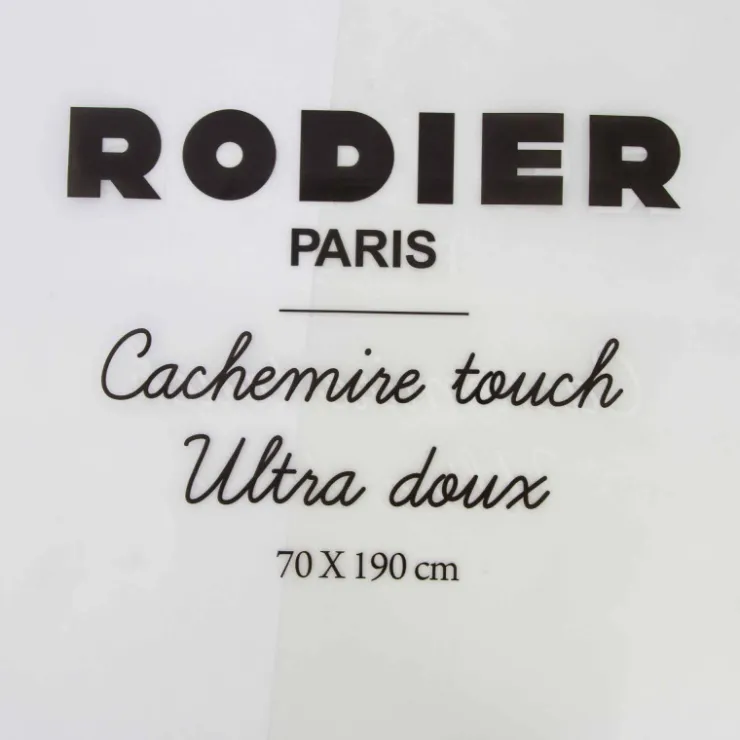 RODIER Echarpe ultra douce 70x190 à franges Femme ROUGE Hot