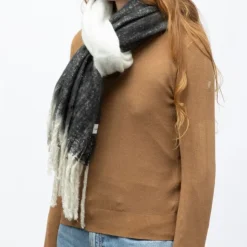 MANOUKIAN Echarpe vert 50 x 190cm man wh 252638 Femme GRIS Online