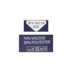 NEW MAN Echarpe viscose 30x162 Homme GRIS FONCE