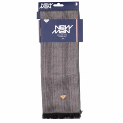 NEW MAN Echarpe 30x162 à rayures Homme GRIS Outlet