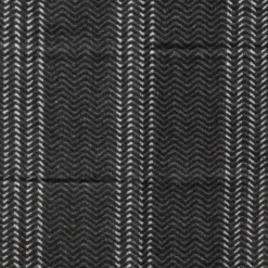 MANOUKIAN Echarpe 30x180 cm Homme NOIR New