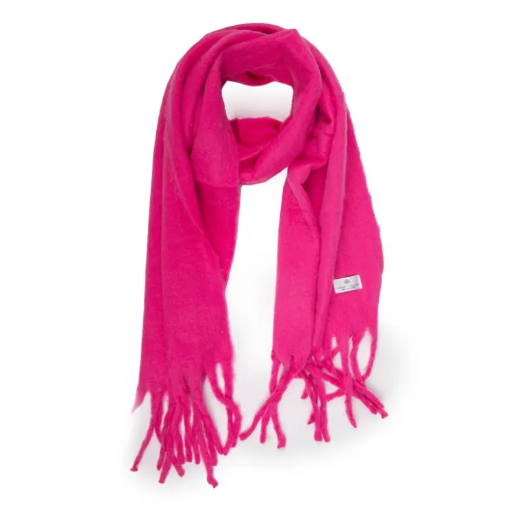 GERARD PASQUIER Echarppe en laine 40x185cm Femme ROSE Sale