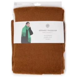 GERARD PASQUIER Echarppe en laine 40x185cm Femme MARRON Hot