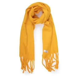 GERARD PASQUIER Echarppe en laine 40x185cm Femme JAUNE Discount