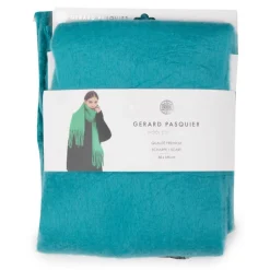 GERARD PASQUIER Echarppe en laine 40x185cm Femme TURQUOISE Clearance