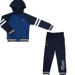 ELLESSE Ensemble à rayures sweat et pantalon de jogging Enfant BLEU FONCE Discount