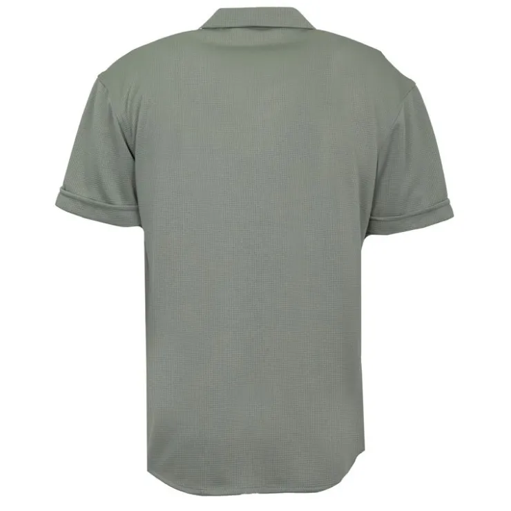 PANAME BROTHERS Ensemble chemisette short gaufré cordon dove Homme KAKI Clearance