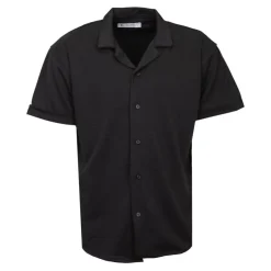 PANAME BROTHERS Ensemble chemisette short gaufré cordon dove Homme NOIR Sale