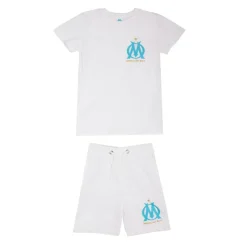 OM Ensemble enfant tee shirt/short Enfant BLANC Discount