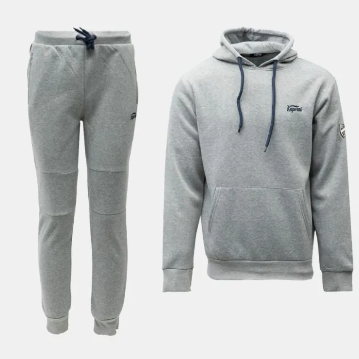 KAPORAL Ensemble jogging sweat à capuche michel regular Homme GRIS CLAIR Hot