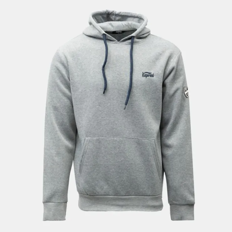 KAPORAL Ensemble jogging sweat à capuche michel regular Homme GRIS CLAIR Hot