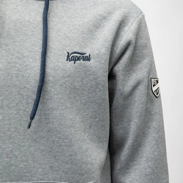 KAPORAL Ensemble jogging sweat à capuche michel regular Homme GRIS CLAIR Hot