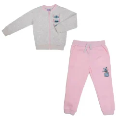 TOM & KIDDY Ensemble Jogging veste zippée lilo & stitch Enfant, Bébé ROSE CLAIR Hot