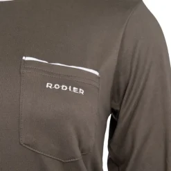 RODIER Ensemble pyjama avec liseré coloré bas fleuri Loma femme Femme KAKI Hot