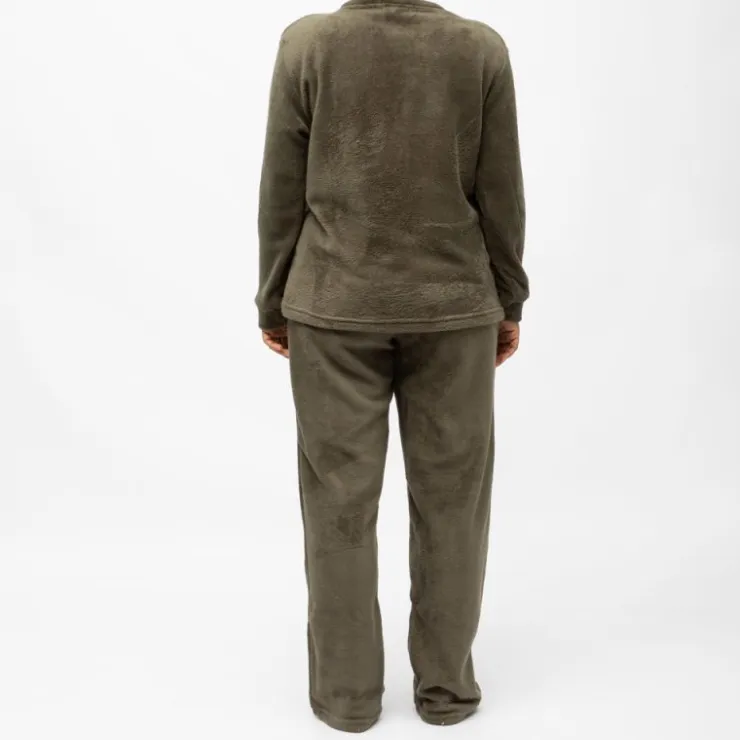 LES PETITES...PARIS Ensemble pyjama cocooning valerina Femme KAKI