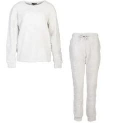 LES PETITES...PARIS Ensemble pyjama polaire cornaline Femme GRIS CLAIR Discount