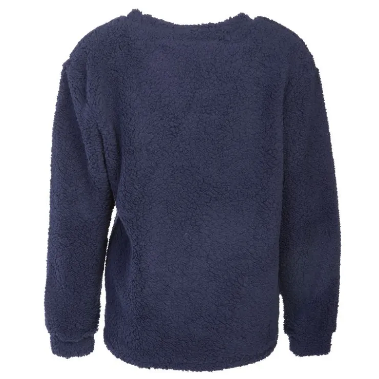 LES PETITES...PARIS Ensemble pyjama polaire cornaline Femme BLEU FONCE Clearance