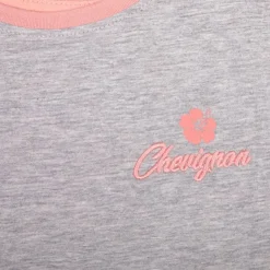 CHEVIGNON Ensemble tee shirt et short à fleurs Enfant GRIS CLAIR
