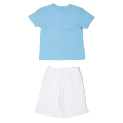 CXL BY CHRISTIAN LACROIX Ensemble tshirt imprimé short uni liseré garçon Enfant, Bébé BLEU Sale