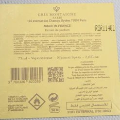 GRIS MONTAIGNE Extrait de parfum rose musqué Blanc Imperial 75 ml mixte Hot