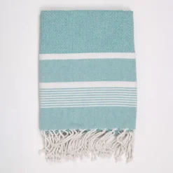 SUD ETOFFE Fouta 90x180 colis de 24 diverse couleur pestas24dive Mixte BLEU CLAIR New