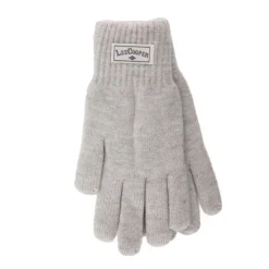 LEE COOPER Gant tricote eros Homme GRIS CLAIR Clearance