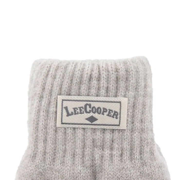 LEE COOPER Gant tricote eros Homme GRIS CLAIR Clearance
