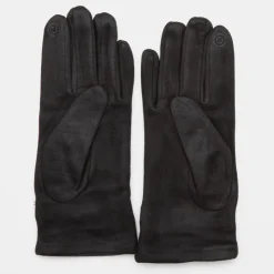 GERARD PASQUIER Gants bi matière avec fausse fourrure Femme NOIR Online