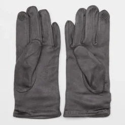 GERARD PASQUIER Gants bi matière avec fausse fourrure Femme GRIS FONCE Best