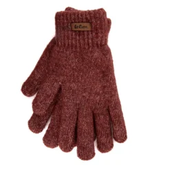LEE COOPER Gants chiné galina Femme BORDEAUX Hot