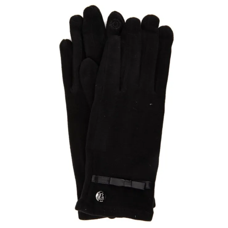LULU CASTAGNETTE Gants femme Femme NOIR Discount