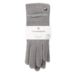 LULU CASTAGNETTE Gants femme Femme GRIS Discount