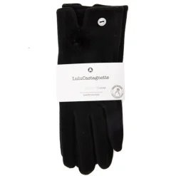 LULU CASTAGNETTE Gants femme Femme NOIR Clearance