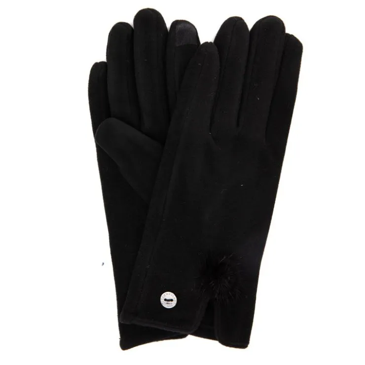 LULU CASTAGNETTE Gants femme Femme NOIR Clearance