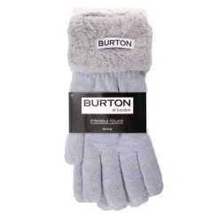 BURTON OF LONDON Gants intérieur fourré heaven Femme GRIS CLAIR New
