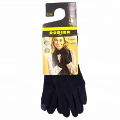 RODIER Gants liseret poignet gulcana Femme BLEU FONCE Outlet
