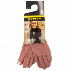 RODIER Gants liseret poignet gulcana Femme ROSE Best