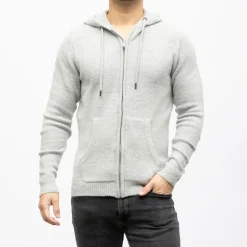 BILL TORNADE Gilet a capuche quebec 27361 Homme GRIS CLAIR New